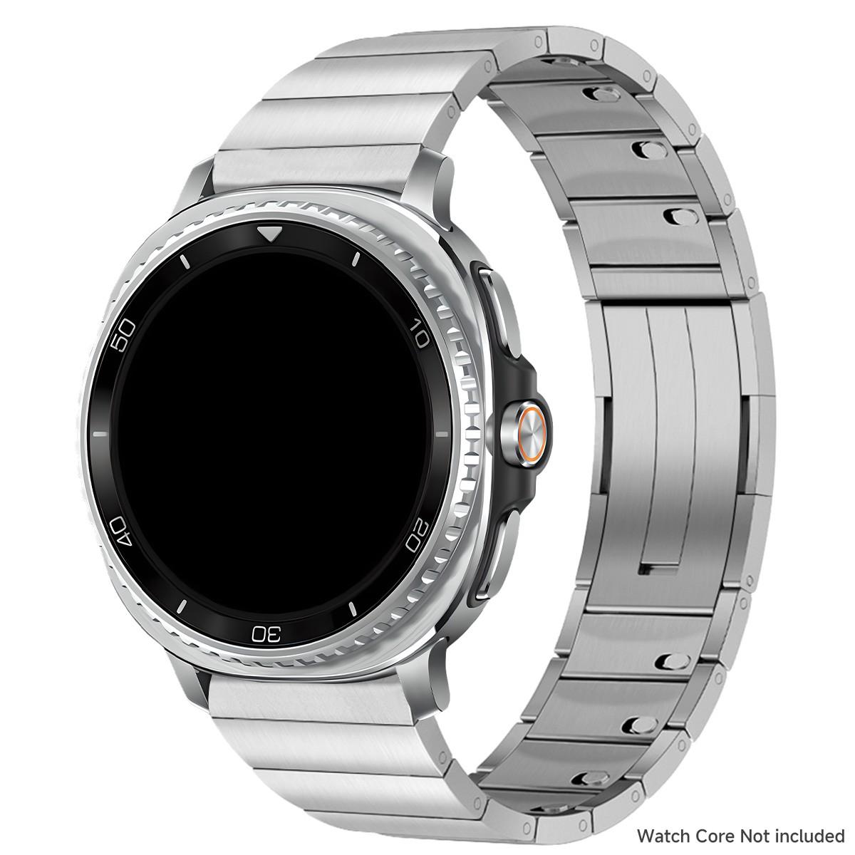 

Stainless Steel Strap for Galaxy Watch 8 40mm/44mm 8 Classic 46mm Quickly Adjust Band for Galaxy Watch 7 uLTRA / Ultra 2026 47mm Watch 8 40mm серебряный