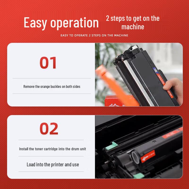Brother DCP-L2648DW Compatible High-Capacity Black Toner Cartridge 2-Pack