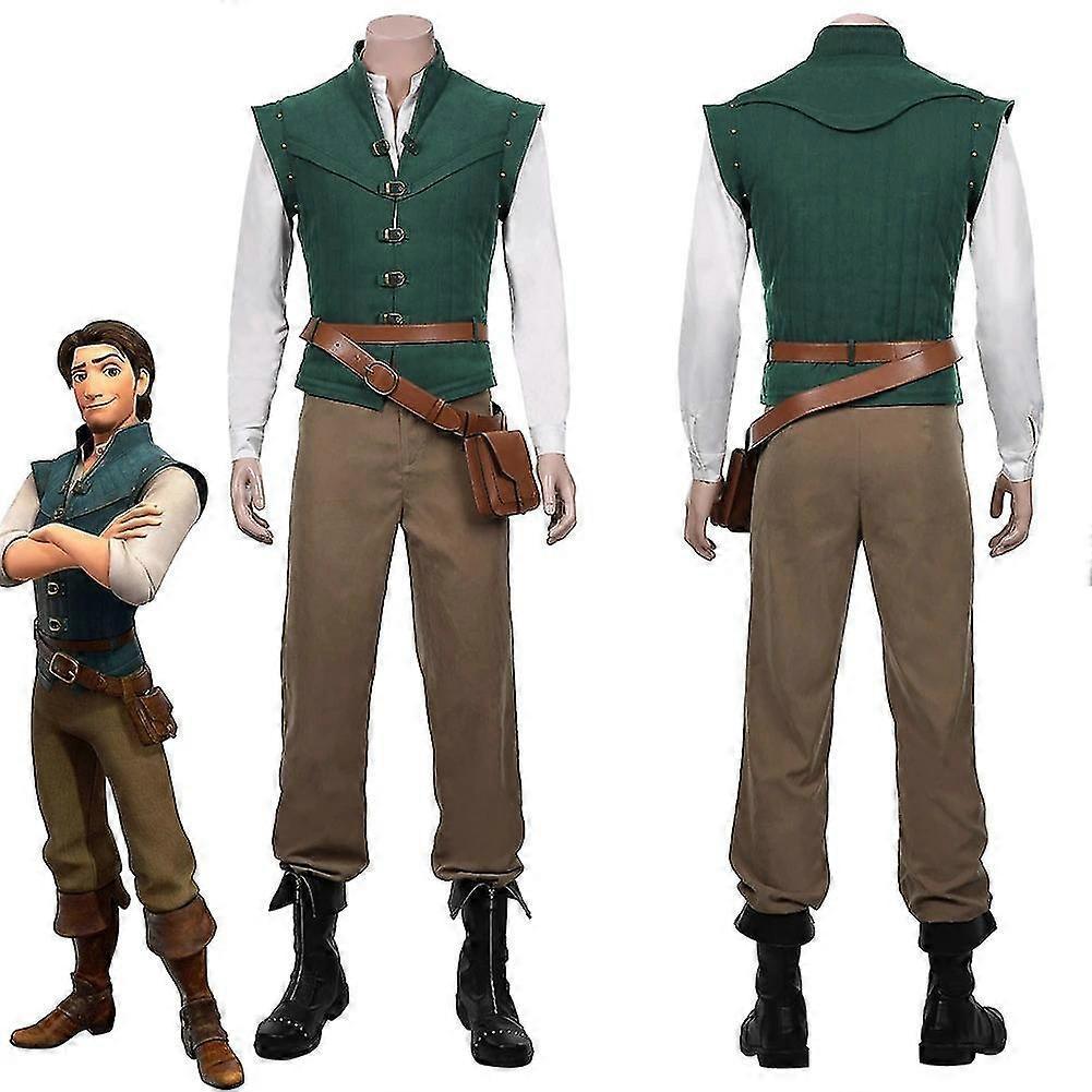 Rapunzel Flynn Rider Erwachsenenkostüme für Halloween Cosplay
