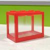 1Pc Home Block Fish Tank Fighting Fish Tank Small Desktop Mini Fish Tank Stackable Creative Design Aquarium