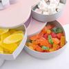  Rotating Snack Box Flower Design Candy Food Storage Box Jewelry Organizer