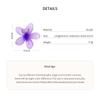 Dopamine Gradient Egg Flower Acrylic Hair Claws for Women Premium Partysu Accessories Headdress Charms Small Bang Duckbill Clips