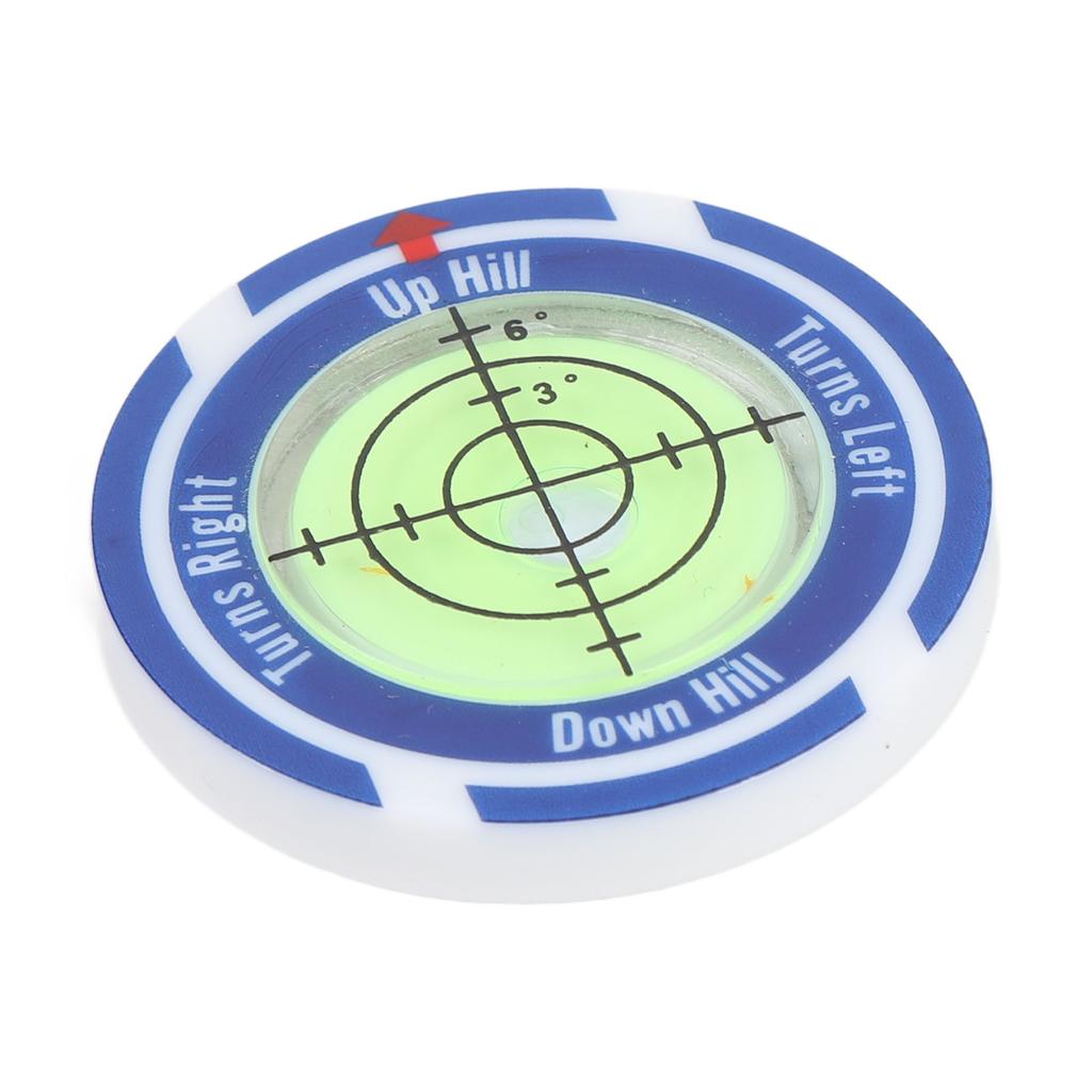 Golf Ball Marker with Hat Clip High Accuracy Portable Lightweight Golf Round Bubble Level for