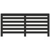 VidaXL Black Radiator Cover 175x20x82 Cm Engineered Wood, Radiator Cap, Top Radiator Cover, Profile Radiator 852709