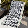 Palästina Keffiyeh Arabisches Schal Handtuch Weich Pool Geschenk Für Reise Fitnessstudio Dusche Camping Schnelltrocknend Sport Große Strandhandtücher