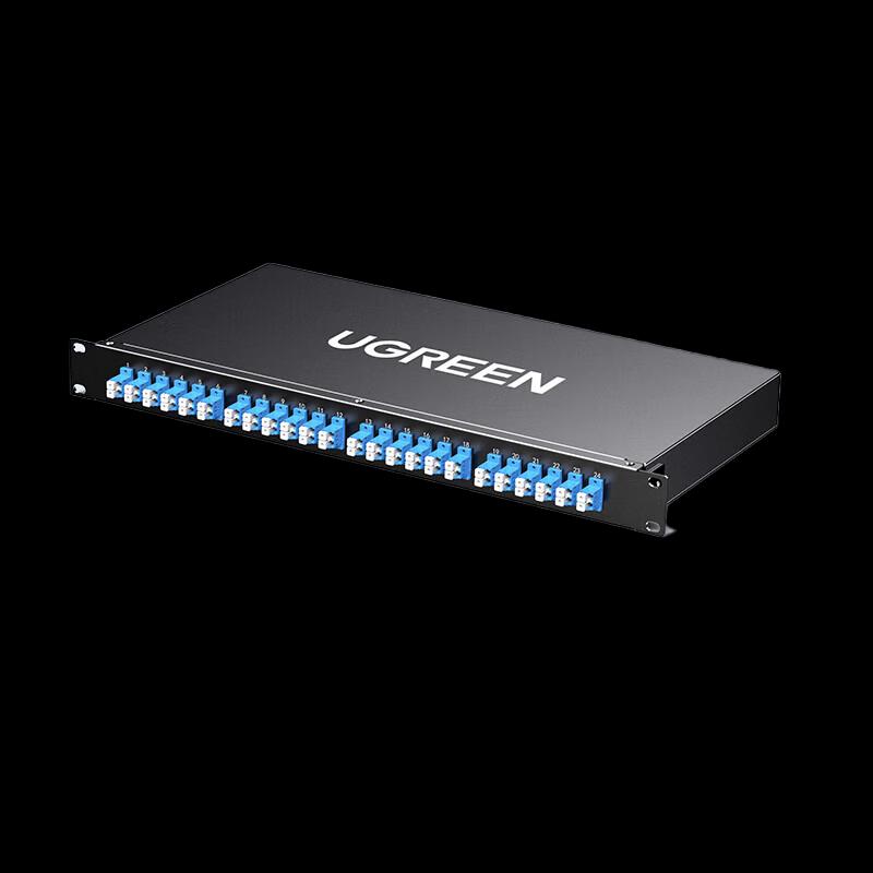 Ugreen NW384 24-Port 48-Core LC Single-Mode Fiber Optic Patch Panel