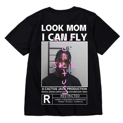 HEISSER VERKAUF Cactus Jack T-Shirt Hochwertige Baumwolle Männer Frauen LOOK MOM I CAN FLY T-Shirt ASTROWORLD Hip Hop Kurzarm T-Shirts Tops