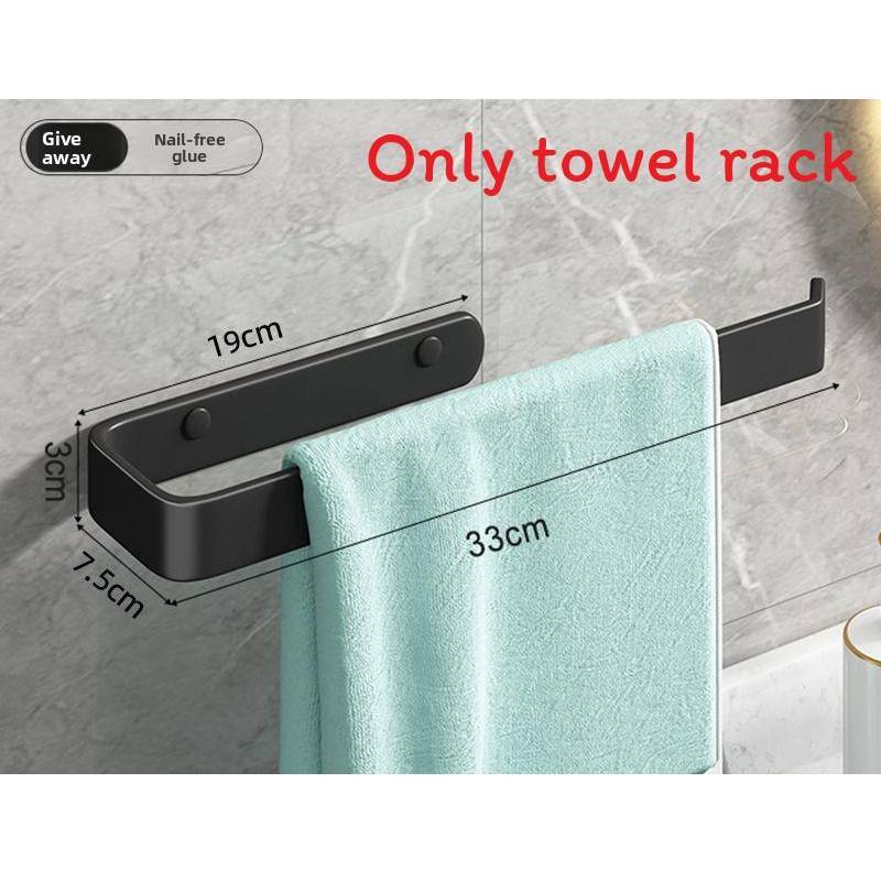 Modern Minimalist Aluminum Towel Bar For Hotel Bathroom With Antibacterial Coating