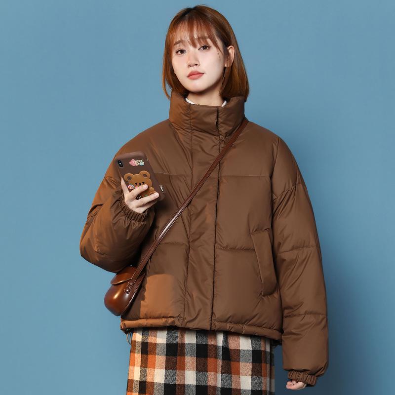 Winter down cotton jacket women's 2025 new versatile design bread jacket ins thickened jacket trend