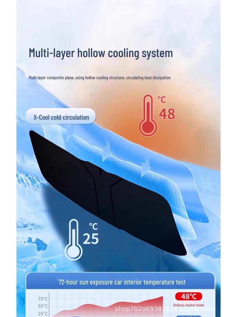 Shun Wang Car Sunshade: Sun Protection & Heat Insulation Umbrella for Windshield