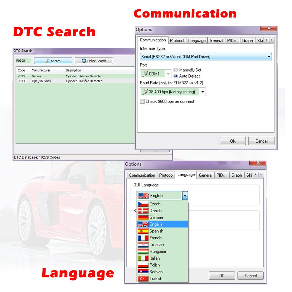 Για Ford FORscan USB OBD2 ELM327 V1.5 Εργαλείο Διάγνωσης Αυτοκινήτου ELM327 USB OBDII Σαρωτής Διάγνωσης Αυτοκινήτου