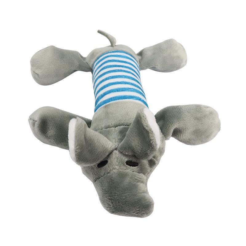 

Squeaky Dog Toys for Small Dogs Pig Elephant Design Durable Chew Toys Interactive Pet Supplies for Aggressive Chewers