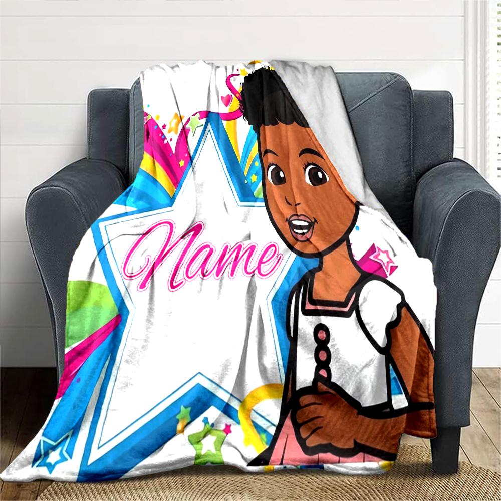 Customiz Name Personality Gracies Corner Blanket Soft &Warm Sofa Office Bed Travel Lunch Break Blanket, Gift Suitable All Seasons