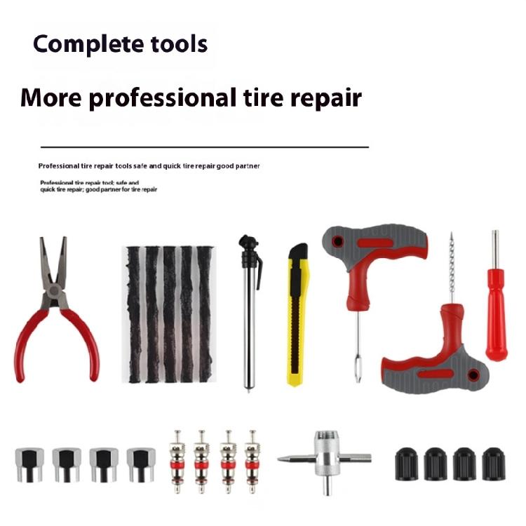 Strong ABS & Metal Tire Repair Set Comprehensive Solution Puncture Fixing for Roadside Emergencies On Car Trucks Bikes