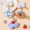 Girl'S Kawaii Pendant Cute Little Animal Figurines Sweet Girlish Doll Accessories Versatile Keychains Pendants