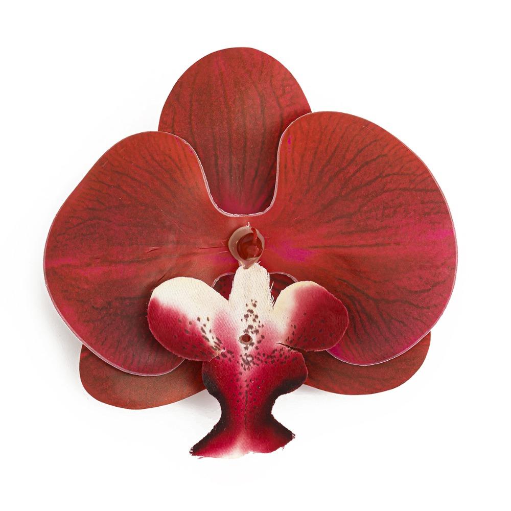 Exquisite Moth Orchid Hair Clip Beach Butterfly Orchid Choker Necklace Flower Brooch  Holiday