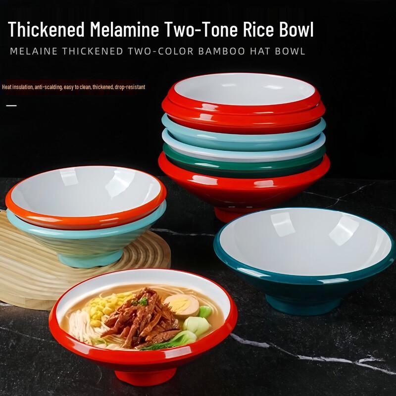 Dirien Melamine Extra Thick Noodle Bowl
