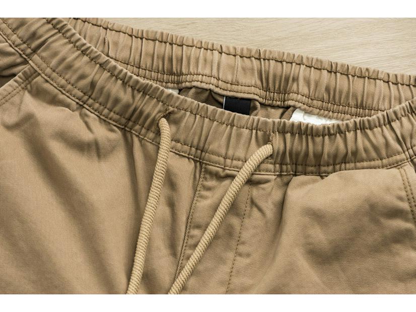 Men's Retro Straight-Leg Canvas Chino Pants - Casual Loose Fit Workwear Trousers