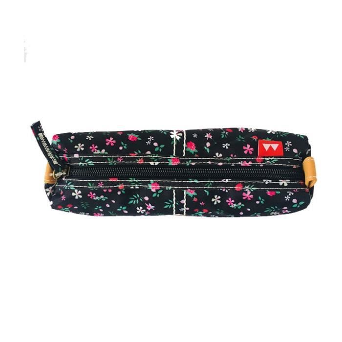 Trousse - POIDS PLUME - Liberty - 21 cm - Noir - Résistante et imperméable