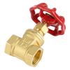 Gate Valve, Brass DN15 BSPP G1Celsius2  Sluice Valve 232PSI for Water Oil Gas, Suitable for Water, Oil, Gas, Steam, With Straight Internal Fluid