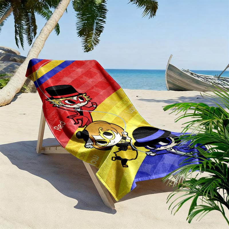 Lupin the Third 2D Flat Print Beach Towel, Large Soft Quick Dry Towel for Beach Camping SwimmingXSTJ0915428