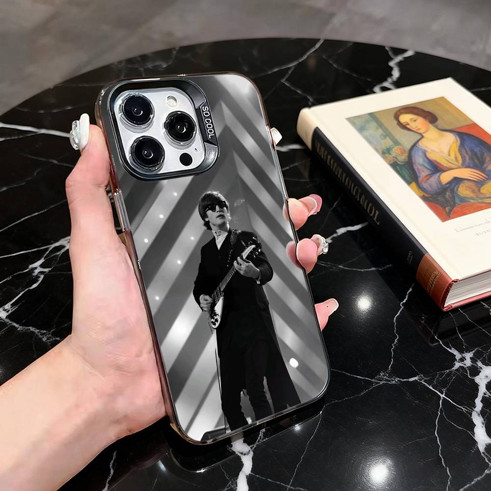 

Classic J-John singer L-Lennon JL Phone Case For iPhone 17,16,15,14,13,12,11 Plus,Pro Max,Colorful Silver Phone case Funda Cover iPhone14Pro