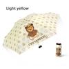 Summer Mini Folding Umbrella for Women Cartoon UV Protection Parasol Umbrella for Girls Sun Shade Cute Umbrella Foldable Pocket
