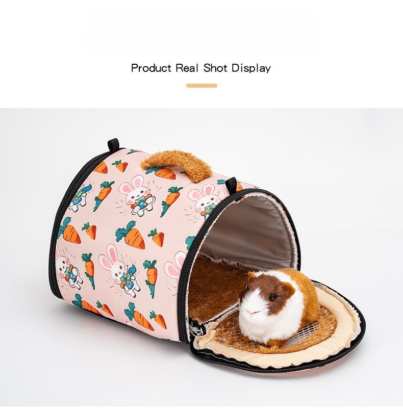 Portable Small Animals Carrier Bag, with Soft & Breathable Design, Hedgehog Chinchilla Reptile Carrier, Reptile Transport Bag