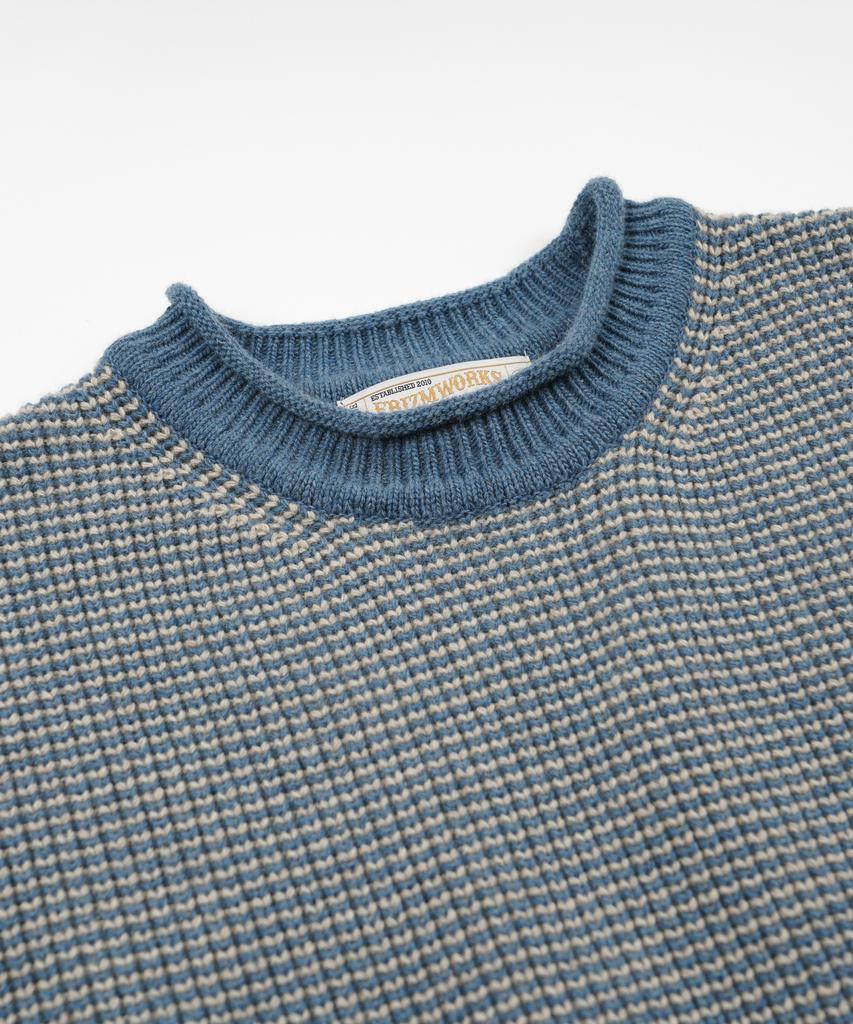 FRIZMWORKS Rollneck Ringer Knit _ Blue