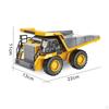 Bulldozer Digger Dumper Truck Remote Control Playset Heavy for Boys Kids