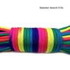 Durable Parachute Cord Multi-Strand Bracelet Cord New Rainbow Paracord Rope  Survival Gear