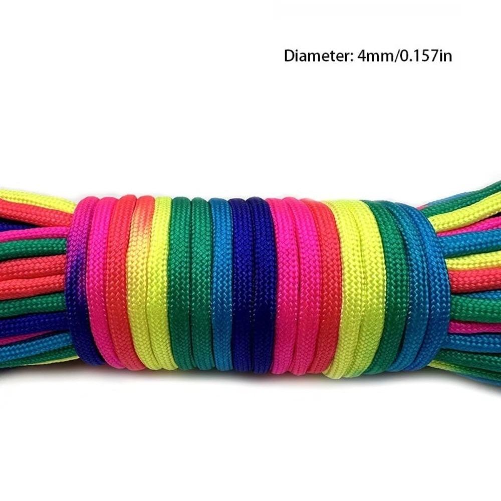 Durable Parachute Cord Multi-Strand Bracelet Cord New Rainbow Paracord Rope  Survival Gear