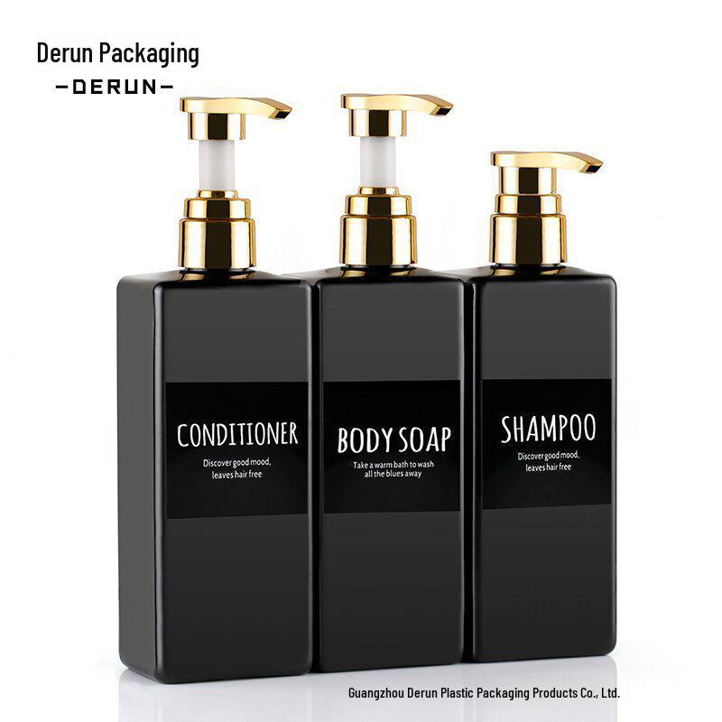 Spot 500ml Shampoo, Shower Gel, Conditioner, and Body Lotion Press Bottle for Hotels
