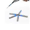 10Pcs 1/4 Hex Magnetic Cross Screw Head Anti-Slip Electric Point 50mm Drive Drill Bit Set Tool