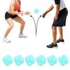 6 Stück Hex Response Silikonball Geschwindigkeit Agilität Trainingsgerät Sensibler Faszienball Blau