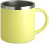 Living NEW Mug with 411132 Be-Side Lid, 350ml, Yellow,
