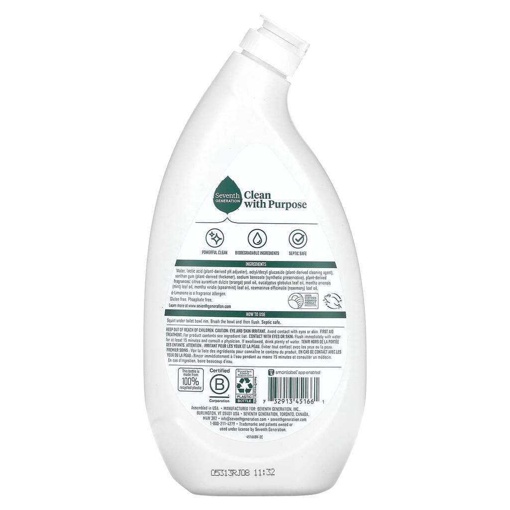Čistič toaletní mísy, Svěží máta, 709 ml(24 fl oz)