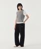 COVERNAT WOMAN Cable Knit Vest Khaki