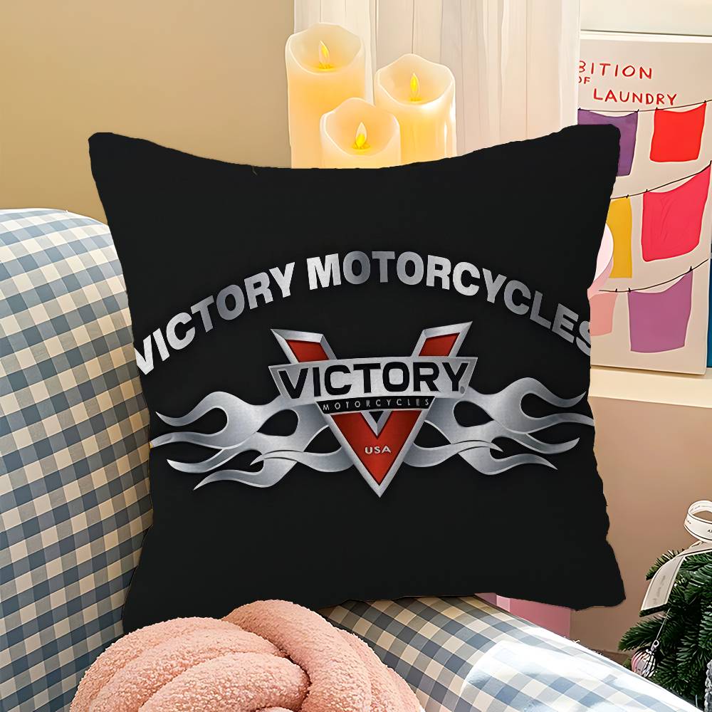 V-Victorys Motorcycles Racing Pillow Cover Design Cushion Cover Decor Holiday Decorati