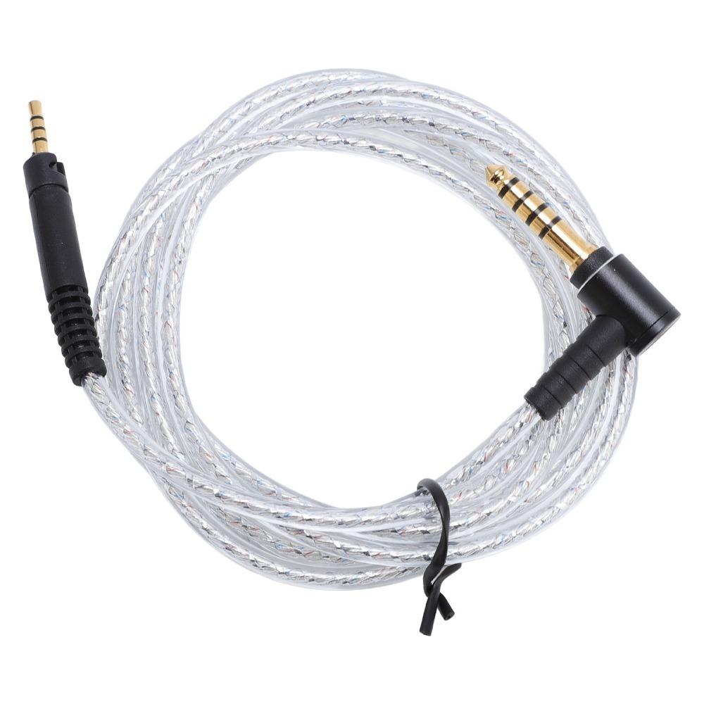 Cablu Căști cu Mufă Echilibrată de la 2.5mm la 4.4mm pentru Căști HD598 HD599 HD558 HD518 HD569 argintiu