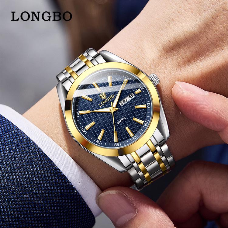 Longbo Men's Casual Quartz Couple's Waterproof Watch