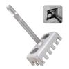 Square Shank Slot Punch Tool Hole Cutter for 86 Type Electrical Box Drill Bit for Electricians and DIY Installations