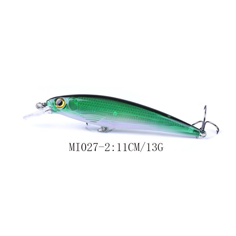 10Color Lure Bait Set for Long Casting Universal11cm13.4gBionic Hard Bait Freshwater Seawater Full Swimming Layer Fishing Gear F