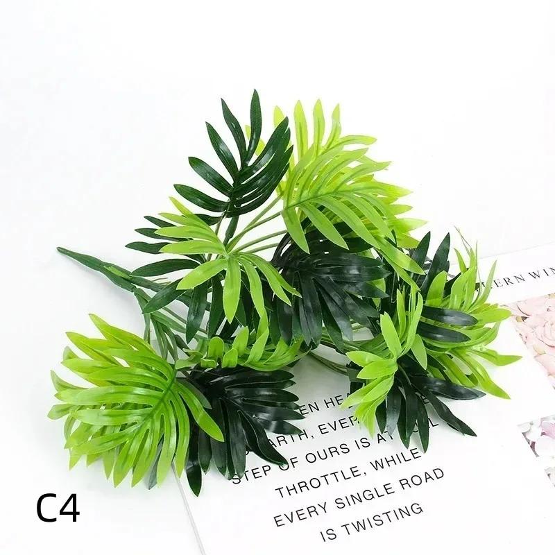 Artificial Plant Desktop Decoration Fake Green Plant Accessories Plastic Flowers Outdoor Decoration Wedding Venue Layout