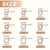 Red Copper Washer Set: 100/200pcs M5-M14 Sealing Gasket Repair Toolbox