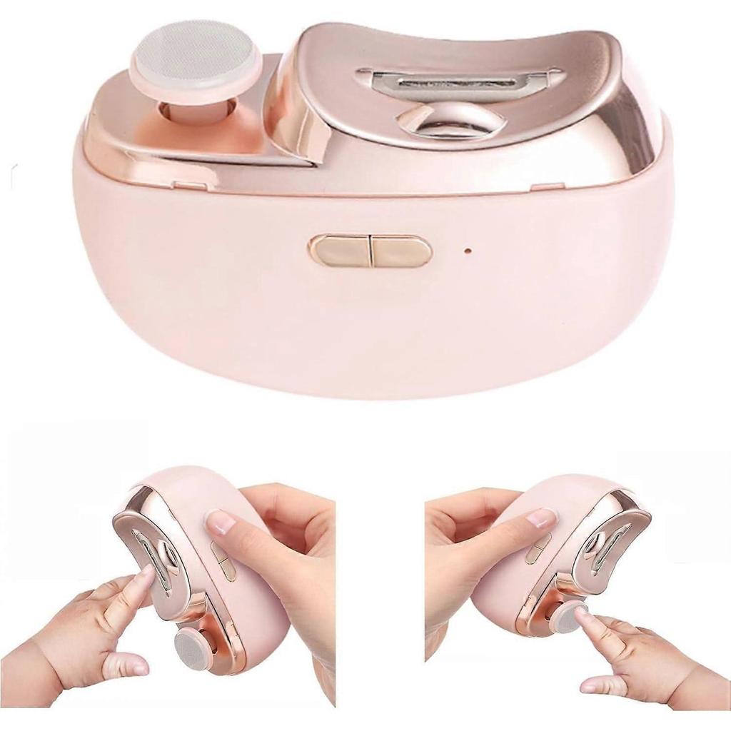 2 In 1 Electric Nail Clippers, 2-Speed Automatic Nail Grinder, Portable Nail File , Cordless Recharg Less