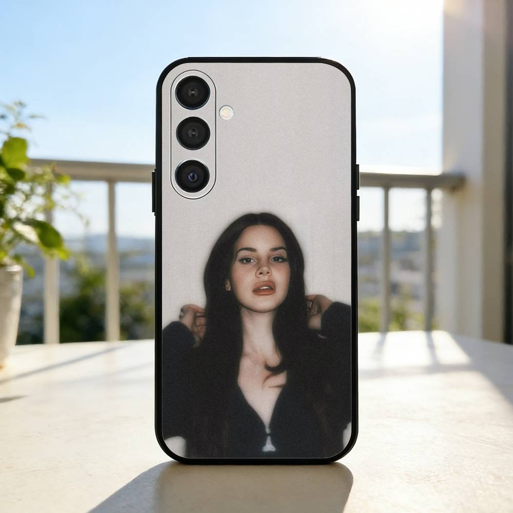 L-Lana D-Del R-Rey Singer Phone Case For Samsung  A73,72,71,A52,51,40,41,A22,A32,31,A13, Soft Black Shell