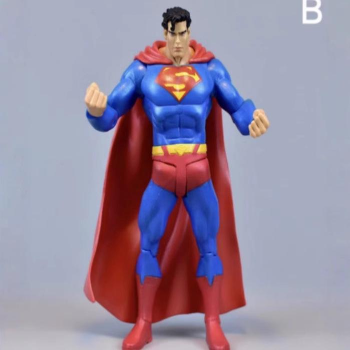 Justice League Superman Robin Car Mount Action Figure Toy Model, Comic Hero Superman Series, Collectible Display Desk Decor