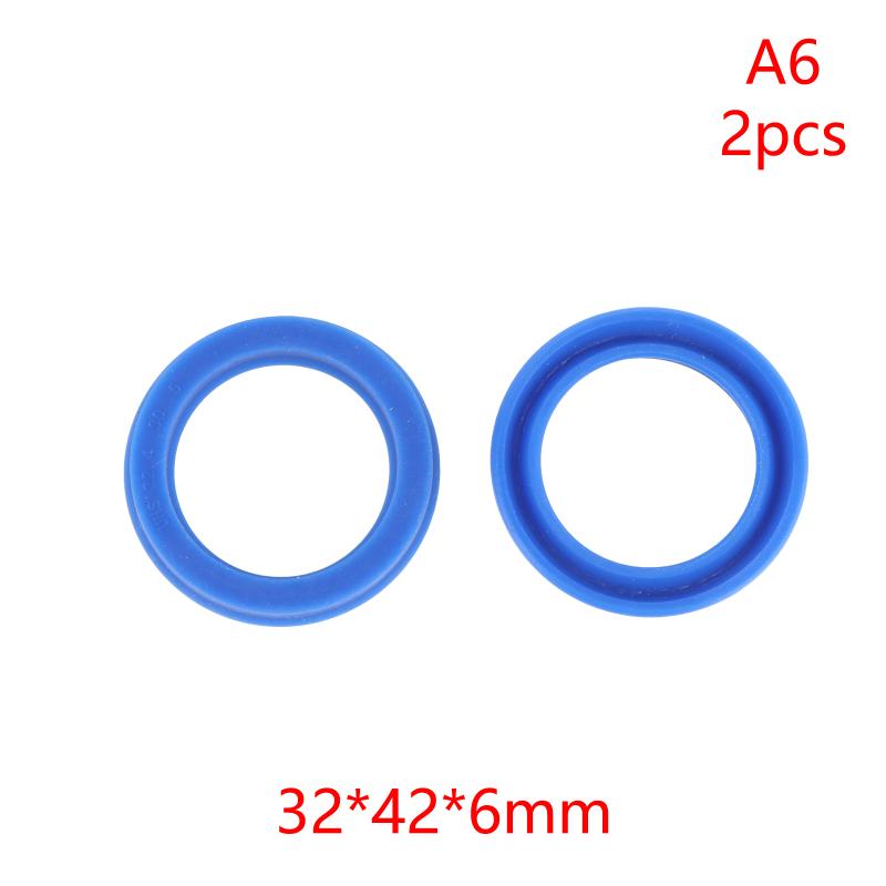 2Pcs PU Hydraulic Oil Seals with Single Lip Radial Shaft for Equipment Repair