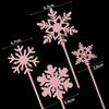 Frozen Christmas Snowflake Acrylic Cake Decoration Insert